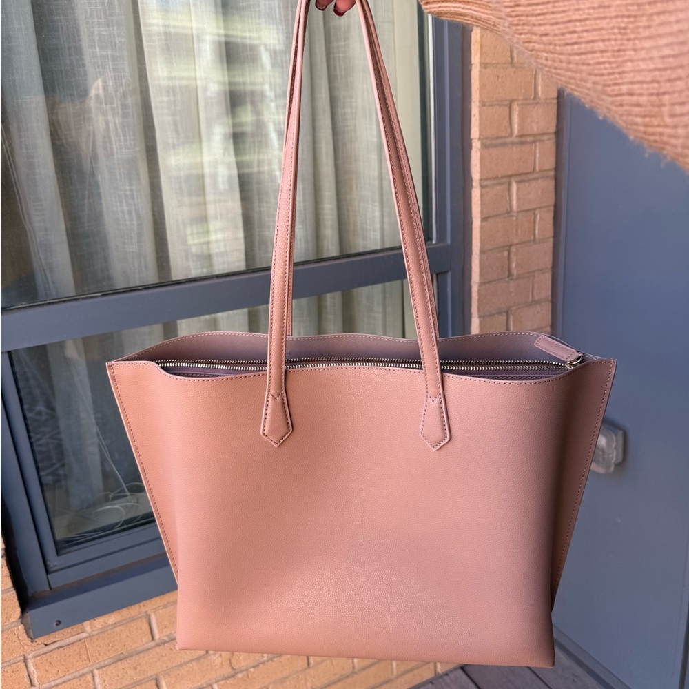 Quince Italian Leather Tote Bag